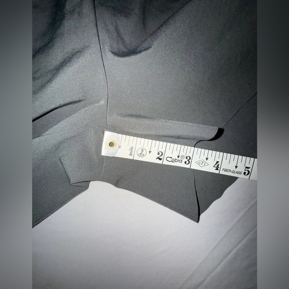 Gymshark Speed Shorts Charcoal Grey Built-in Knicker Adjustable Elastic Size M - Picture 9 of 9